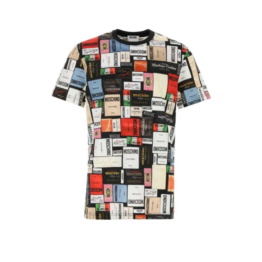 Moschino Men Printed Cotton T-Shirt